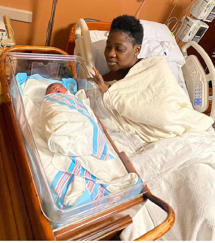 Prince Okojie in Tears as Wife Mercy Johnson Welcomes Baby No. 4